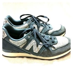 New Balance 696 Capsule Running Shoes Silver &Gray